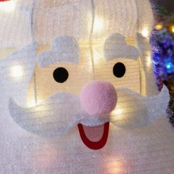 Home Accents Holiday 3 ft Warm White LED Santa with Lights Holiday Yard Decoration -HOME ACCENTS HOLIDAY Sales home accents holiday christmas yard decorations 22rt1742214 a0 1000