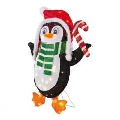 Home Accents Holiday 3 ft Warm White LED Penguin in with Candy Cane Holiday Yard Decoration -HOME ACCENTS HOLIDAY Sales home accents holiday christmas yard decorations 22rt1962214 40 1000