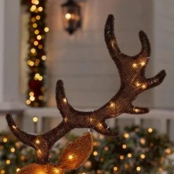 Home Accents Holiday 58 in Warm White LED 2D Set Of 3 Deer Holiday Yard Decoration -HOME ACCENTS HOLIDAY Sales home accents holiday christmas yard decorations 22rt2092214 1d 1000