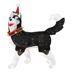 Home Accents Holiday 2.5 ft Warm White LED Husky with Hat Holiday Yard Decoration -HOME ACCENTS HOLIDAY Sales home accents holiday christmas yard decorations 22rt2152214 40 1000
