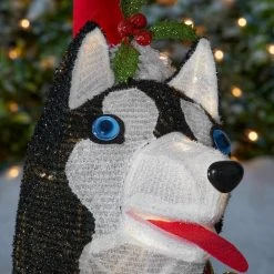 Home Accents Holiday 2.5 ft Warm White LED Husky with Hat Holiday Yard Decoration -HOME ACCENTS HOLIDAY Sales home accents holiday christmas yard decorations 22rt2152214 a0 1000