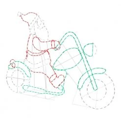 Home Accents Holiday 4 ft Silhouette Motorcycle Santa Holiday Yard Decoration -HOME ACCENTS HOLIDAY Sales home accents holiday christmas yard decorations 22rt5792215yx 40 1000