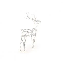 Home Accents Holiday 4 ft Warm White LED White Wire Buck Holiday Yard Decoration -HOME ACCENTS HOLIDAY Sales home accents holiday christmas yard decorations ty070 1713 40 1000