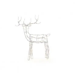 Home Accents Holiday 4 ft Warm White LED White Wire Buck Holiday Yard Decoration -HOME ACCENTS HOLIDAY Sales home accents holiday christmas yard decorations ty070 1713 a0 1000