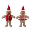 Home Accents Holiday 3 ft Warm White LED Gingerbread Girl and Boy Holiday Yard Decoration