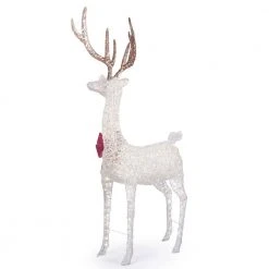 Home Accents Holiday 8.5 ft Warm White LED Giant Buck with Bow Holiday Yard Decoration -HOME ACCENTS HOLIDAY Sales home accents holiday christmas yard decorations ty285 1911 66 1000