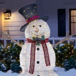 Home Accents Holiday 5 ft Warm White LED Snowman Holiday Yard Decoration -HOME ACCENTS HOLIDAY Sales home accents holiday christmas yard decorations ty314 1411 1 40 1000