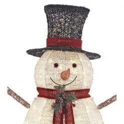 Home Accents Holiday 5 ft Warm White LED Snowman Holiday Yard Decoration -HOME ACCENTS HOLIDAY Sales home accents holiday christmas yard decorations ty314 1411 1 66 1000