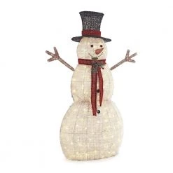 Home Accents Holiday 5 ft Warm White LED Snowman Holiday Yard Decoration -HOME ACCENTS HOLIDAY Sales home accents holiday christmas yard decorations ty314 1411 1 a0 1000