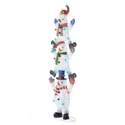 Home Accents Holiday 7 ft Cool White LED 3 Stacked Snowmen Holiday Yard Decoration -HOME ACCENTS HOLIDAY Sales home accents holiday christmas yard decorations ty416 2011 40 1000
