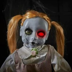 Home Accents Holiday 3 ft Animated LED Haunted Doll Halloween Animatronic -HOME ACCENTS HOLIDAY Sales home accents holiday halloween animatronics 22pa36485 a0 1000