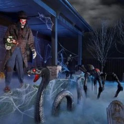 Home Accents Holiday 7 ft Animated Teary the Clown Halloween Animatronic -HOME ACCENTS HOLIDAY Sales home accents holiday halloween animatronics 22sv23267 66 1000