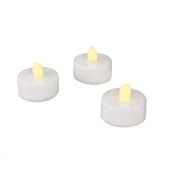 Home Accents Holiday White LED Tea Lights With Timer (3-Pack) -HOME ACCENTS HOLIDAY Sales home accents holiday halloween candles 22ge10146 40 1000