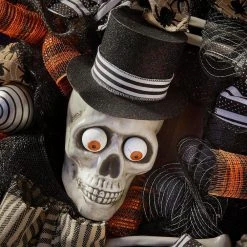 Home Accents Holiday 20 in Skeleton Mesh Halloween Wreath -HOME ACCENTS HOLIDAY Sales home accents holiday halloween wreaths asm khmra004 1d 1000