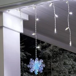 Home Accents Holiday 70L Cool White Dome Icicle With Snowflakes Lights -HOME ACCENTS HOLIDAY Sales home accents holiday icicle lights ty717 1315 40 1000
