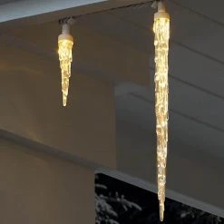 Home Accents Holiday 25L Warm White LED Icicle Lights -HOME ACCENTS HOLIDAY Sales home accents holiday icicle lights ty771 1315ww a0 1000