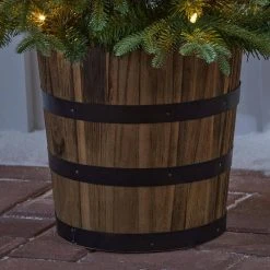 Home Accents Holiday 4 ft Fraser Fir Whiskey Barrel Potted -HOME ACCENTS HOLIDAY Sales home accents holiday outdoor christmas trees 22gr00215 a0 1000