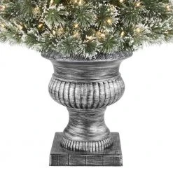 Home Accents Holiday 6 ft Sparkling Amelia Potted Christmas Tree -HOME ACCENTS HOLIDAY Sales home accents holiday outdoor christmas trees 22pg90183 1d 1000