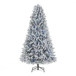 Home Accents Holiday 7.5 ft Starry Light Flocked Christmas Tree -HOME ACCENTS HOLIDAY Sales home accents holiday pre lit christmas trees 016017552052185 40 1000
