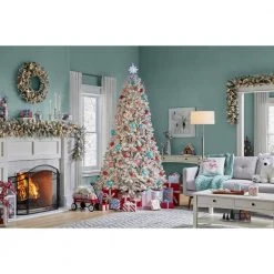Home Accents Holiday 7.5 ft Starry Light Flocked Christmas Tree -HOME ACCENTS HOLIDAY Sales home accents holiday pre lit christmas trees 016017552052185 77 1000