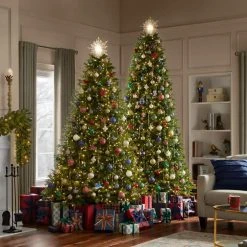 Home Accents Holiday 7.5 ft Windsor Fraser Fir LED Christmas Tree -HOME ACCENTS HOLIDAY Sales home accents holiday pre lit christmas trees 21hd10007 66 1000