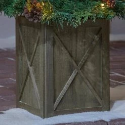 Home Accents Holiday 4.5 ft Woodmore Pine Potted Christmas Tree -HOME ACCENTS HOLIDAY Sales home accents holiday pre lit christmas trees chzh3812070h4 a0 1000