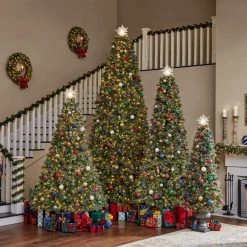 Home Accents Holiday 7.5 ft Sparkling Amelia Pine Christmas Tree -HOME ACCENTS HOLIDAY Sales home accents holiday pre lit christmas trees tg76m3acdl19 c3 1000