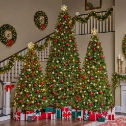 Home Accents Holiday 9 ft Wesley Pine Christmas Tree -HOME ACCENTS HOLIDAY Sales home accents holiday pre lit christmas trees tg90m3p07d27 66 1000