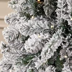 Home Accents Holiday 7.5 ft Alta Flocked Christmas Tree -HOME ACCENTS HOLIDAY Sales pre lit christmas trees 22gu75002 40 1000